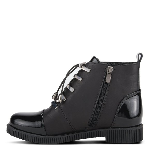 SPRING STEP JULIEN BOOTS BLACK PATENT - Picture 2 of 10
